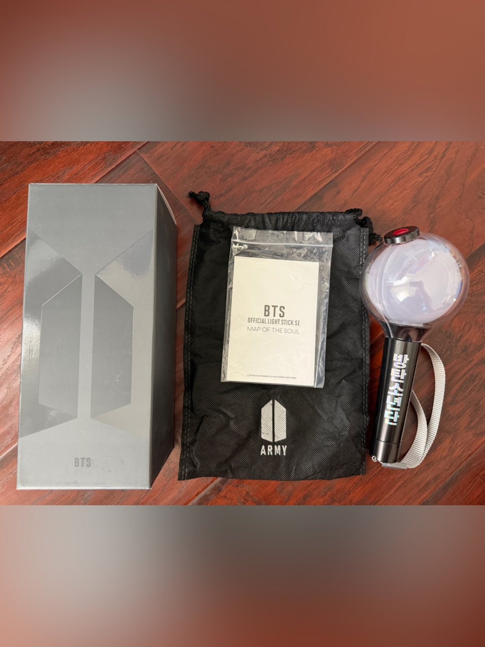 BTS Official Light Stick ARMY Bomb Ver.3 - Black/Silver